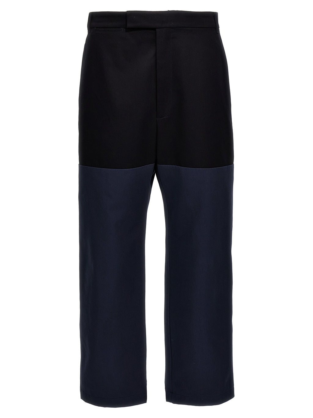 Thom Browne Blue Cotton Casual Pants