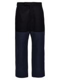 Thom Browne Blue Cotton Casual Pants