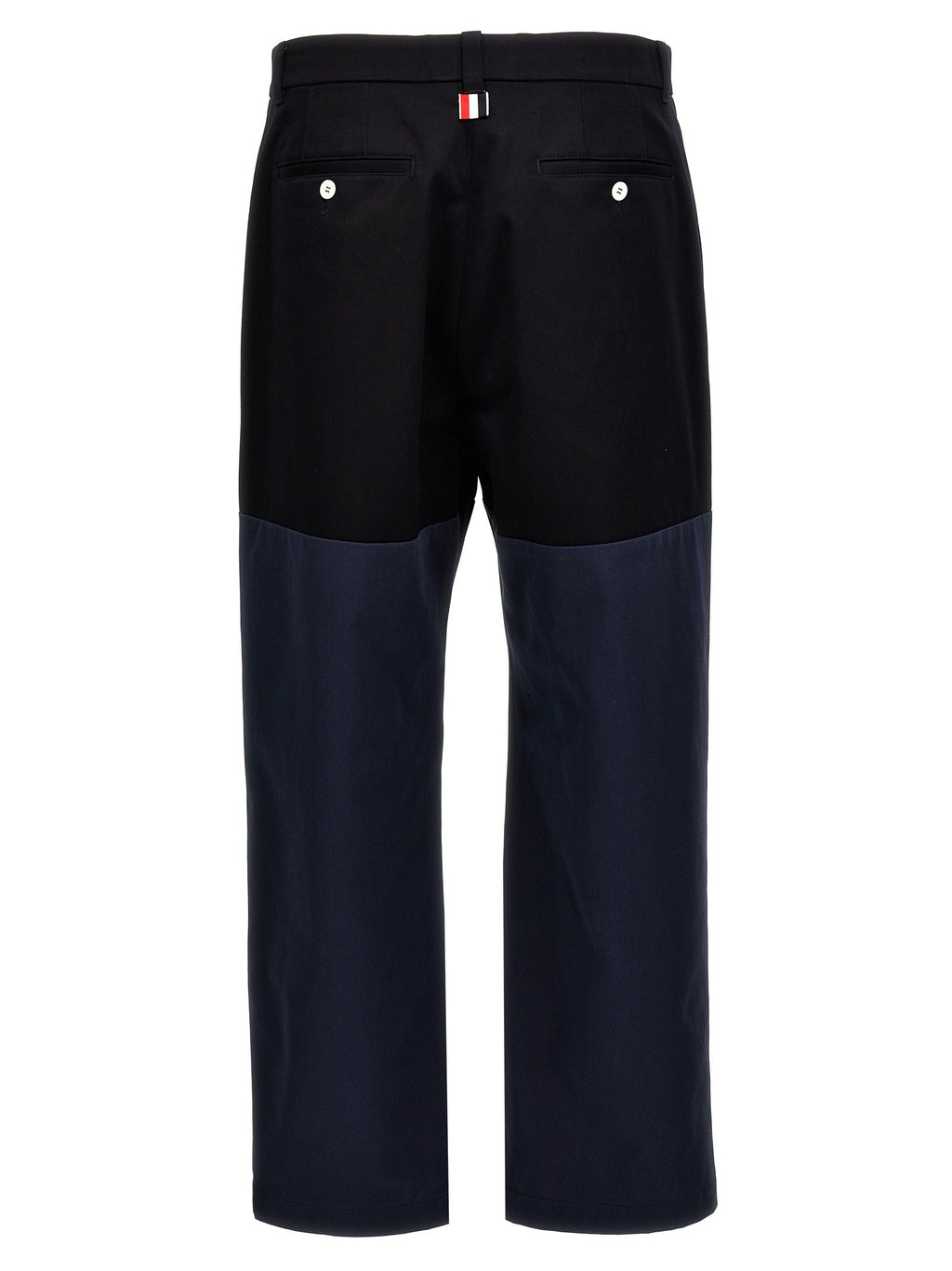 Thom Browne Blue Cotton Casual Pants