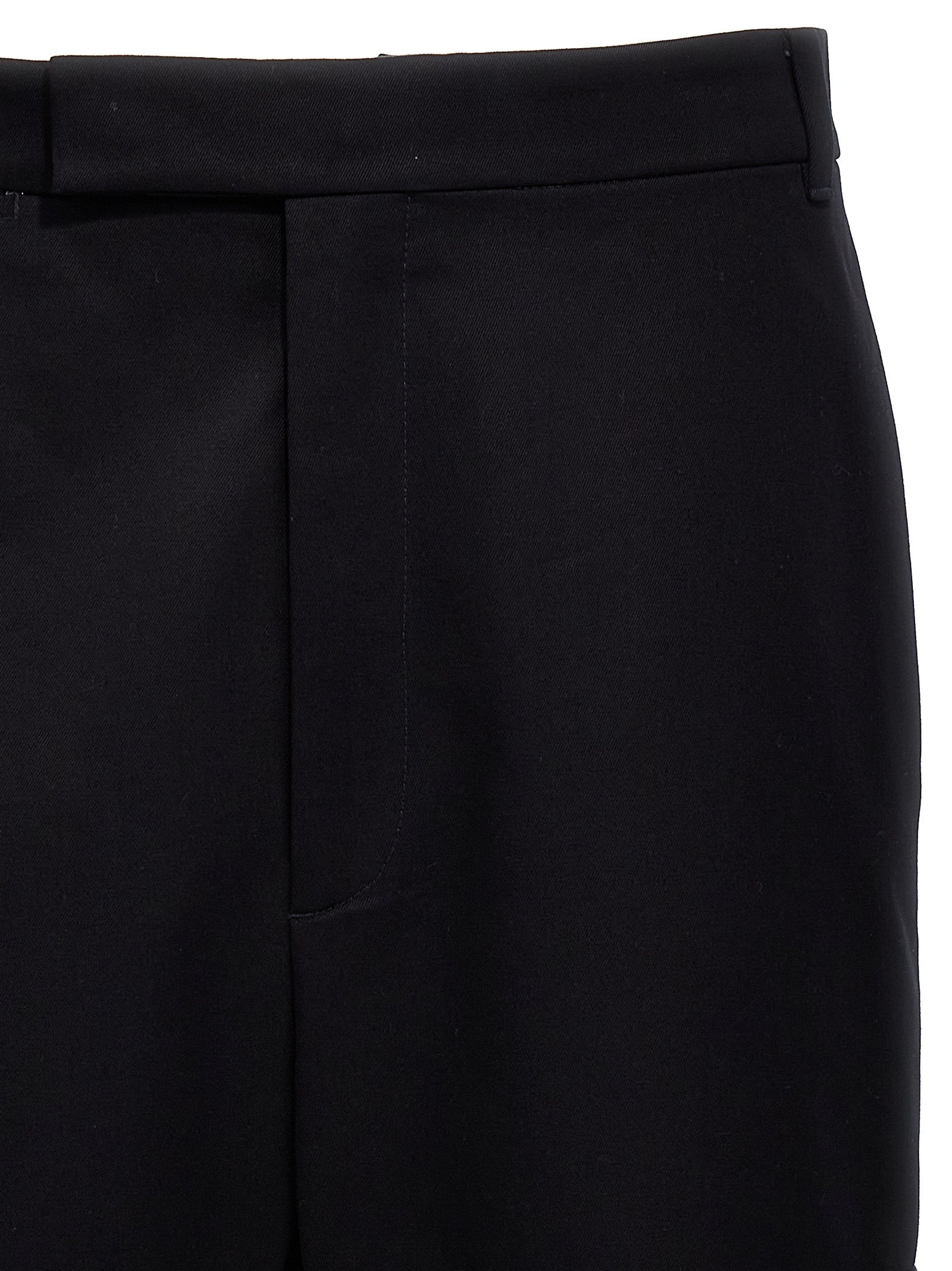 Thom Browne Blue Cotton Casual Pants