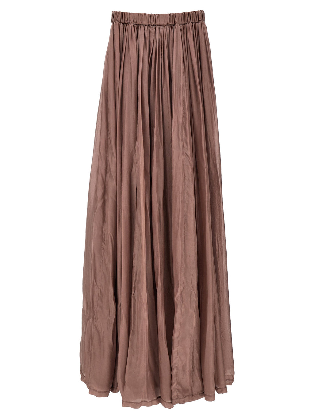 Rick Owens Multicolor Silk Long Dress