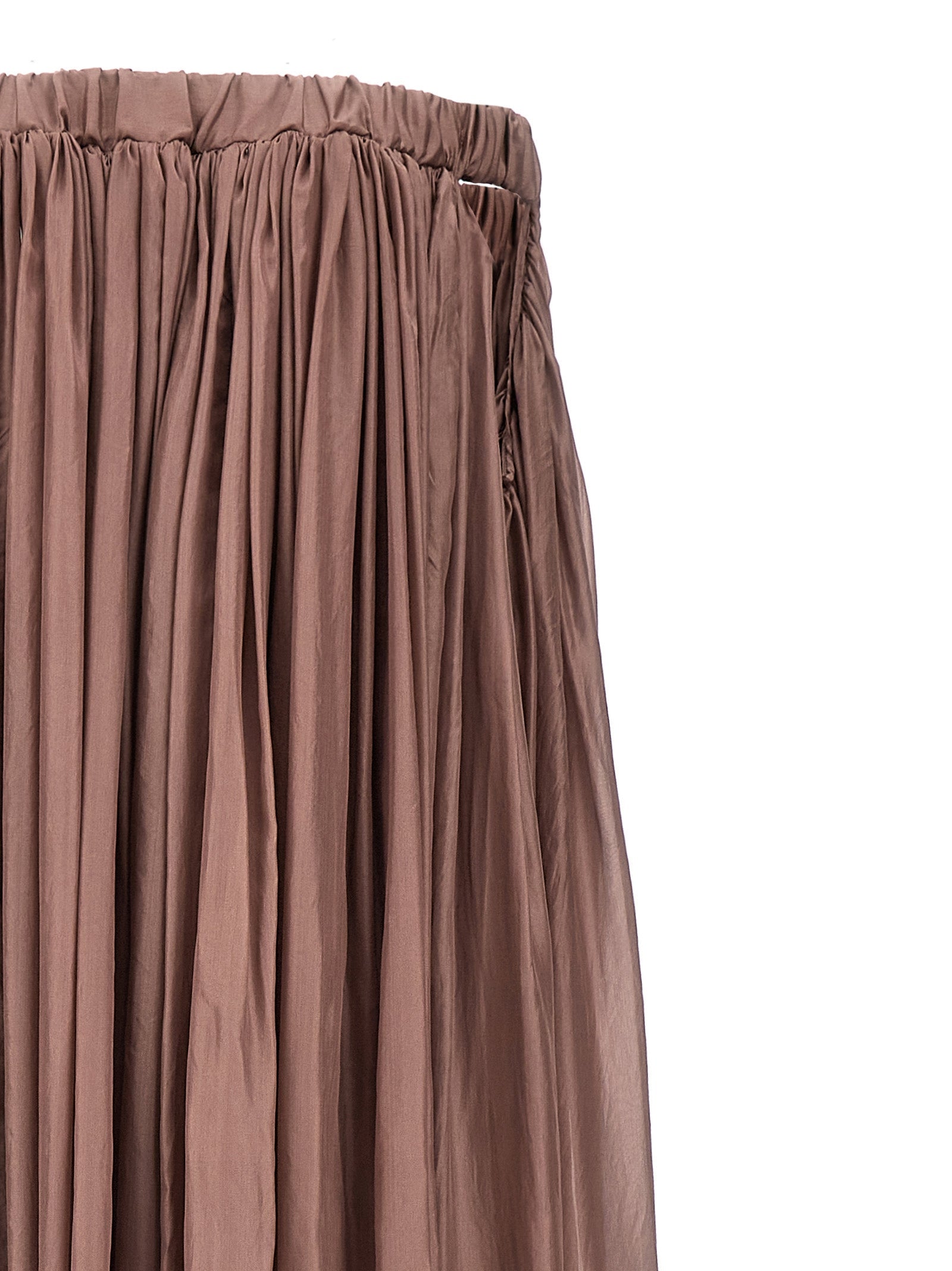 Rick Owens Multicolor Silk Long Dress