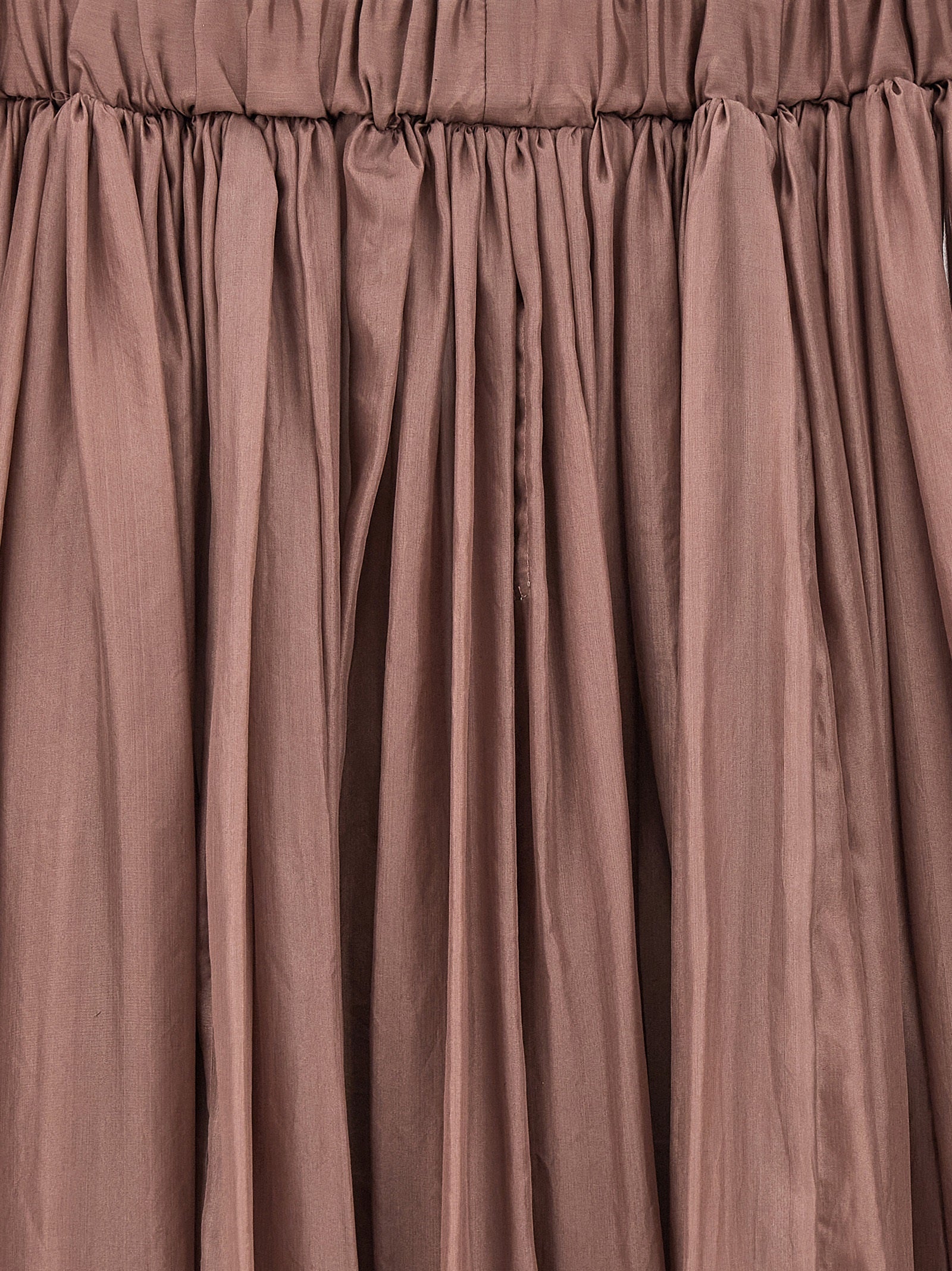 Rick Owens Multicolor Silk Long Dress