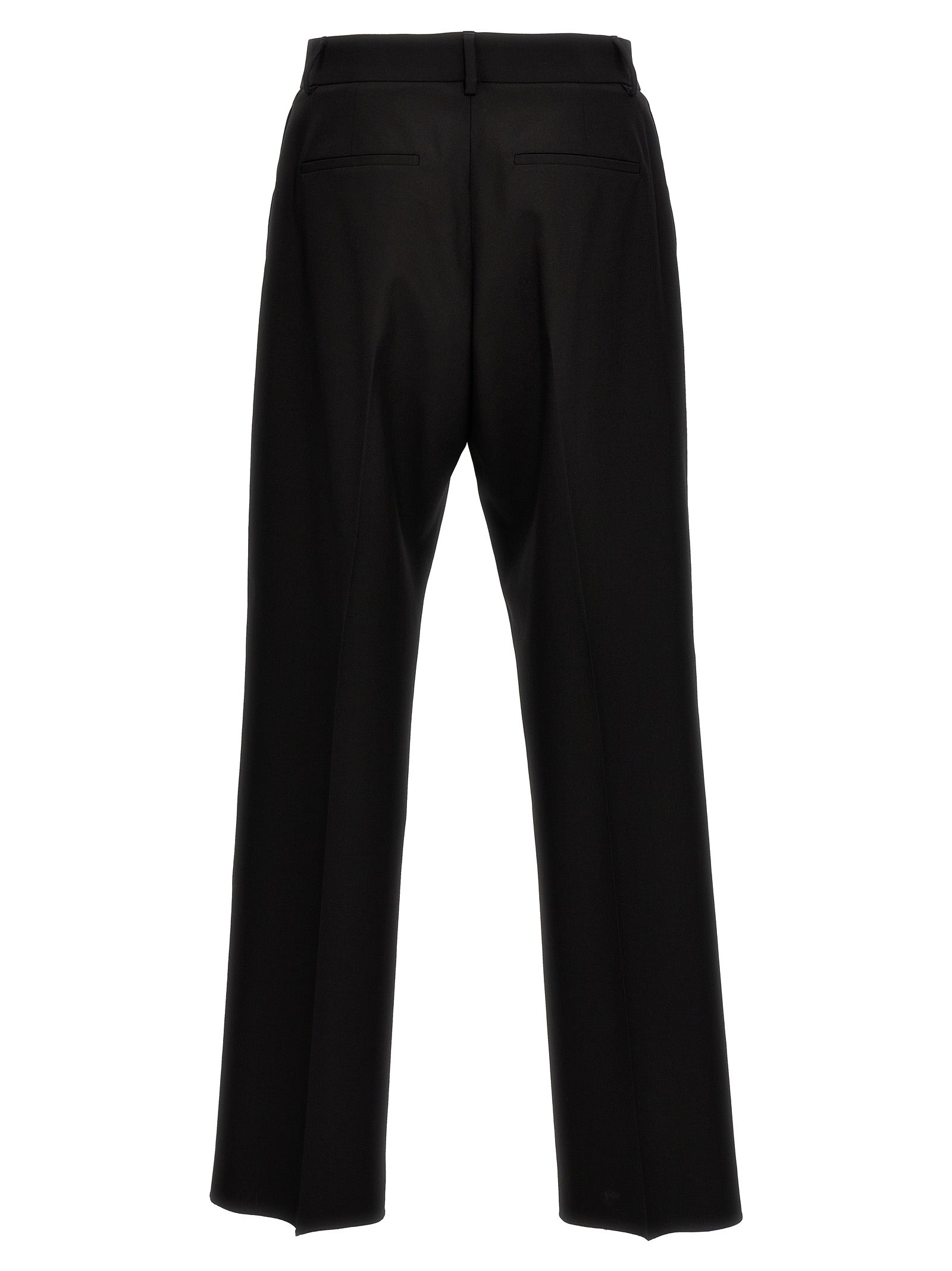 Valentino Garavani Black Virgin Wool Dress Pants