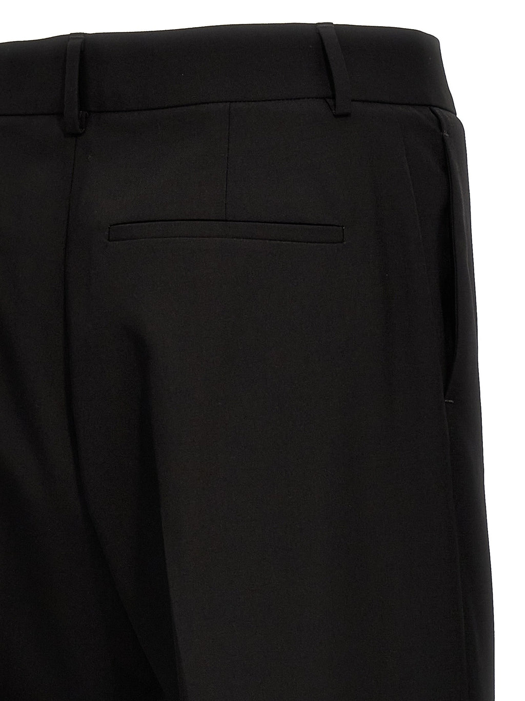 Valentino Garavani Black Virgin Wool Dress Pants