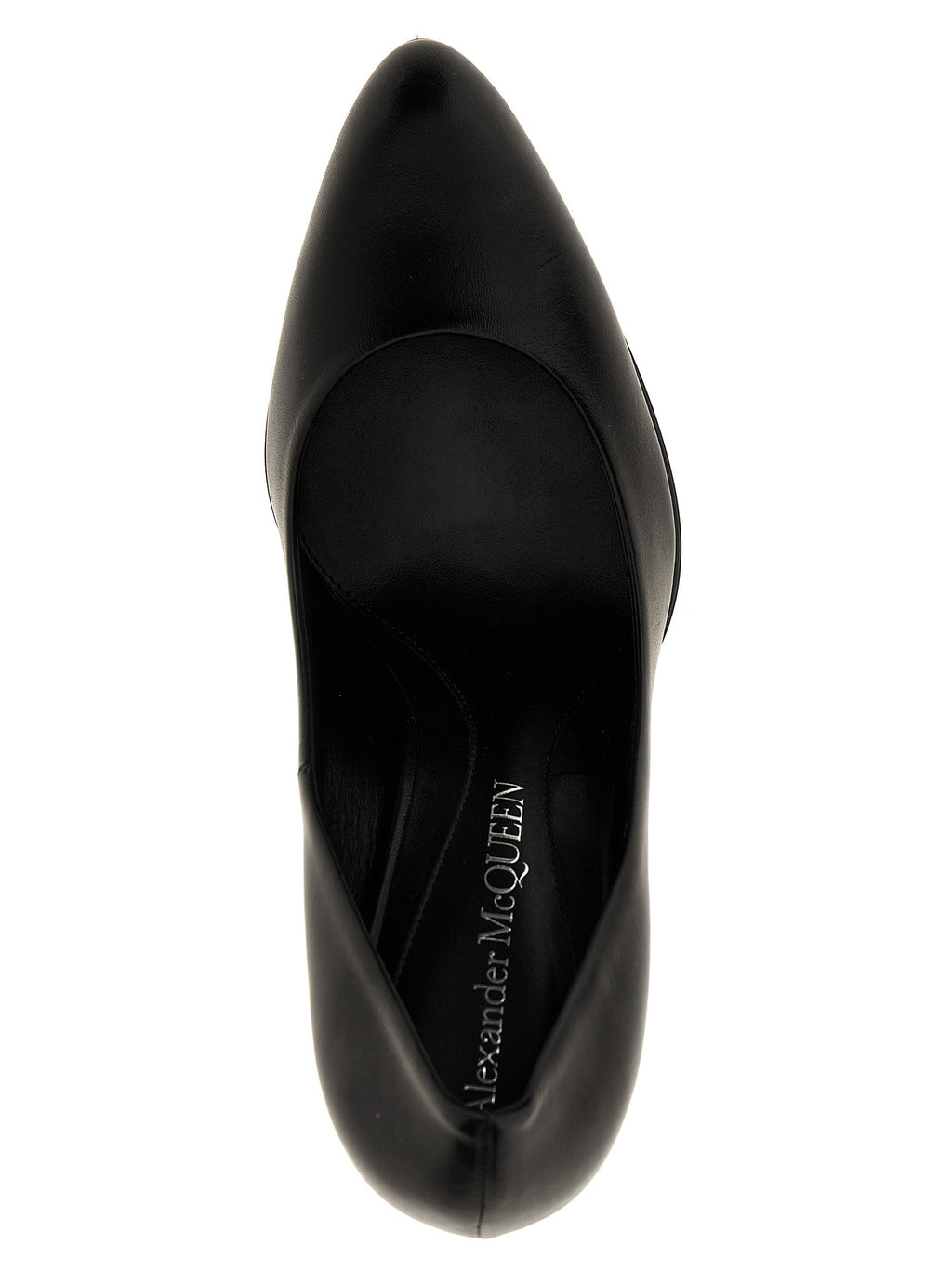 Alexander McQueen Black Lambskin High Heel Pumps Alexander McQueen