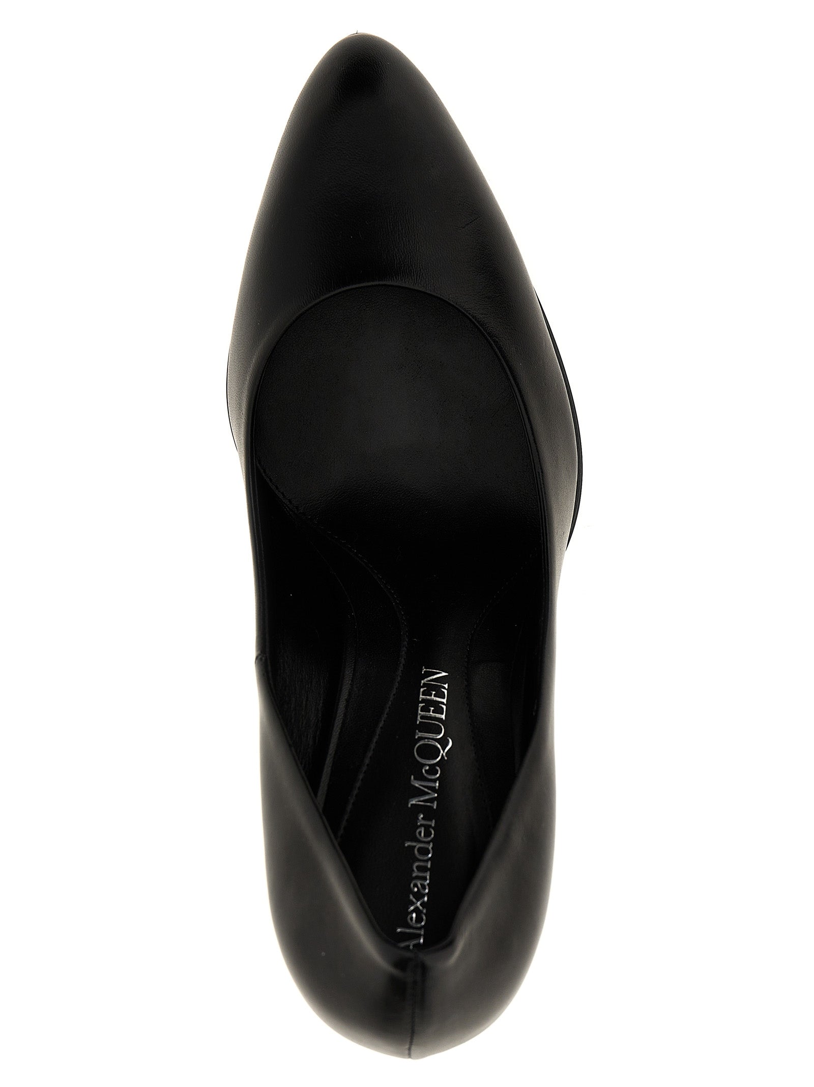 Alexander McQueen Black Lambskin High Heel Pumps Alexander McQueen