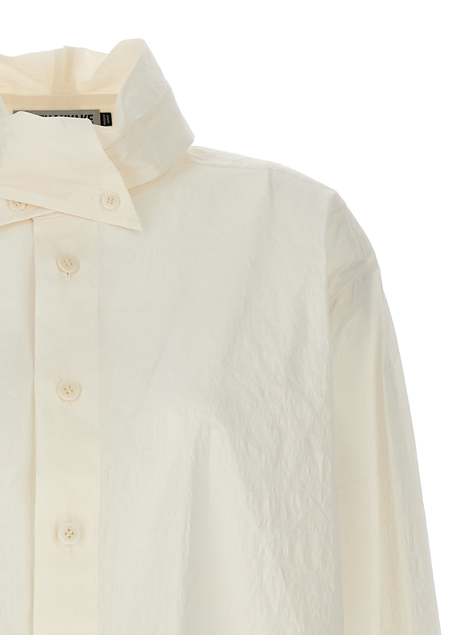 Issey Miyake White Fibers Blouse