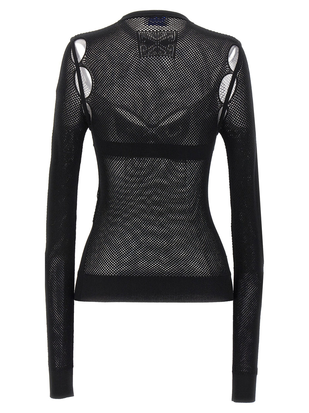 Off-White Black Viscose Tank Tops