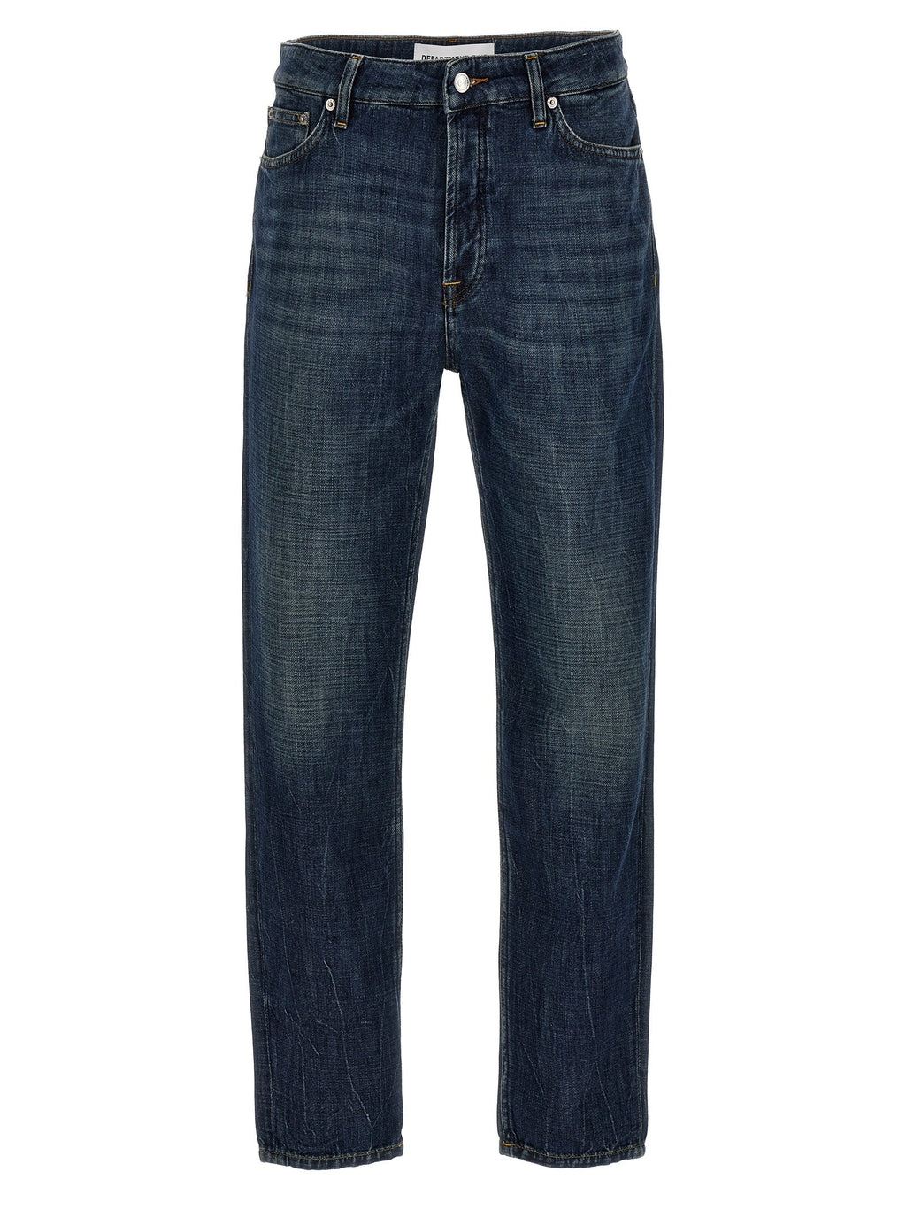Department 5 Blue Cotton Straight-Leg Jeans