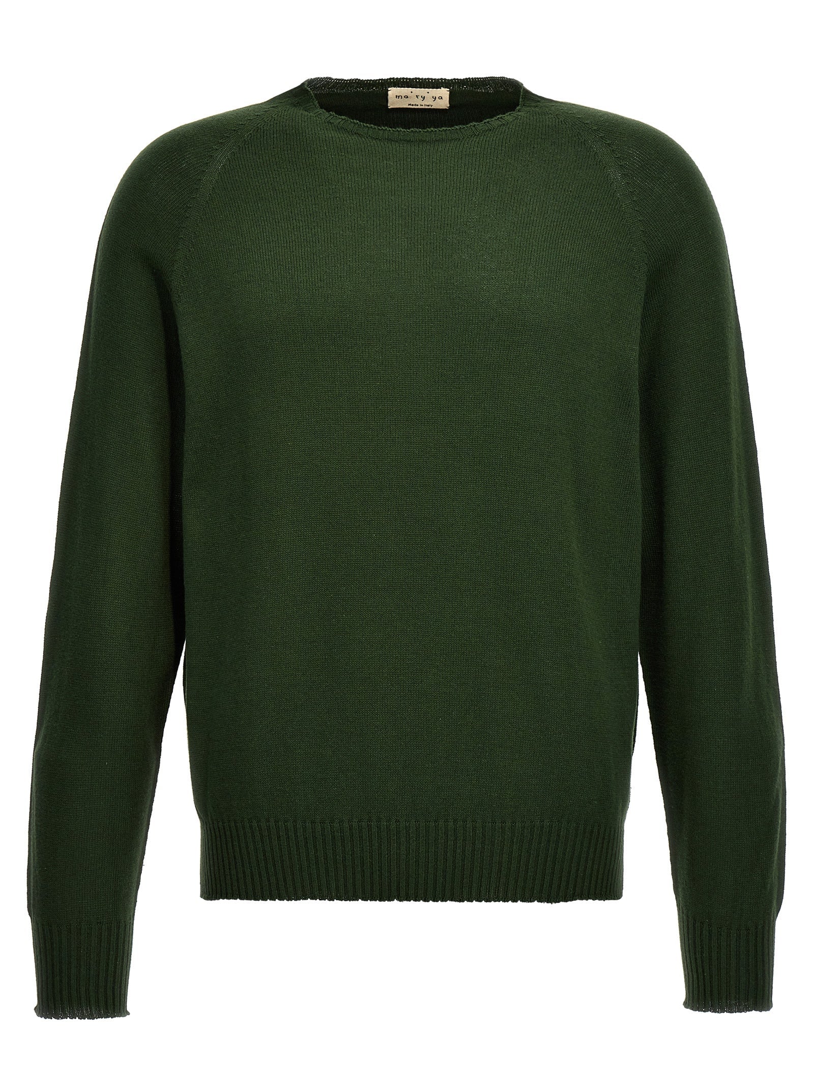MA'RY'YA Bicolor Cotton Cardigan