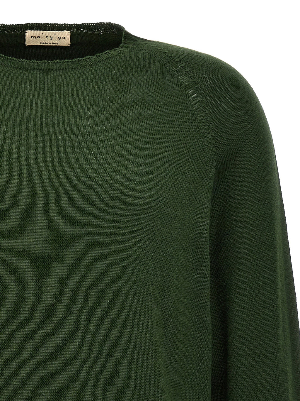MA'RY'YA Bicolor Cotton Cardigan