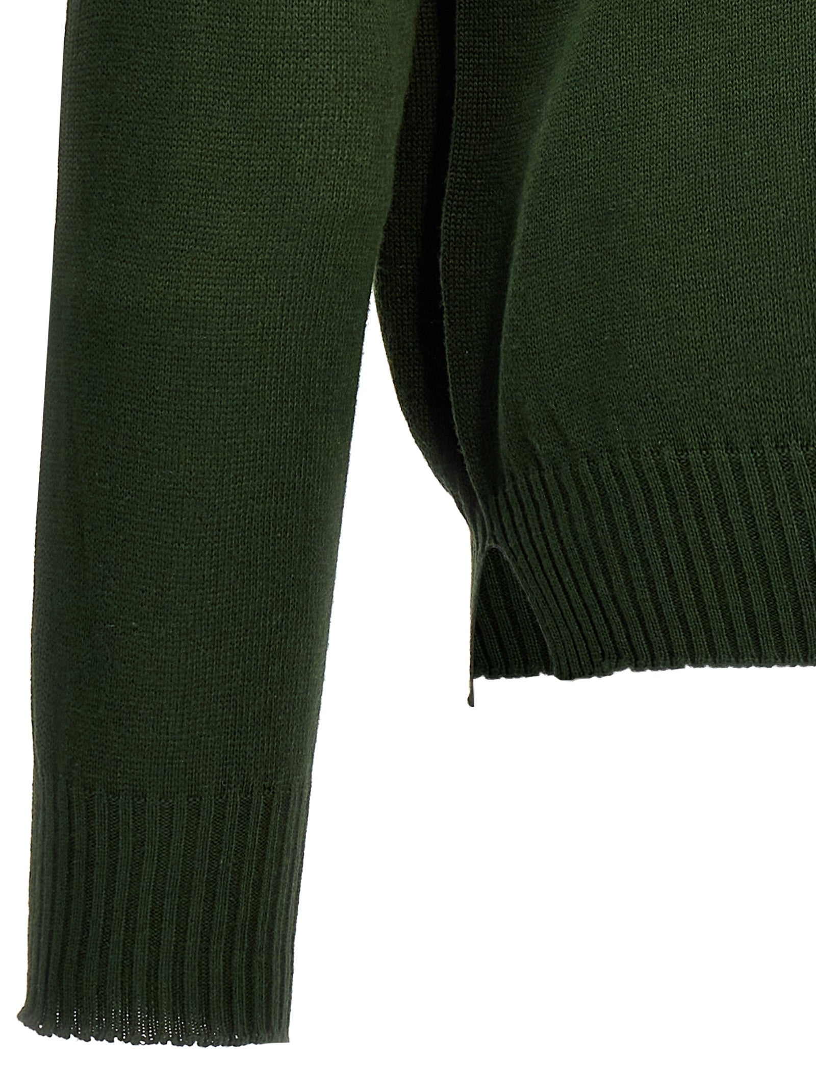 MA'RY'YA Bicolor Cotton Cardigan