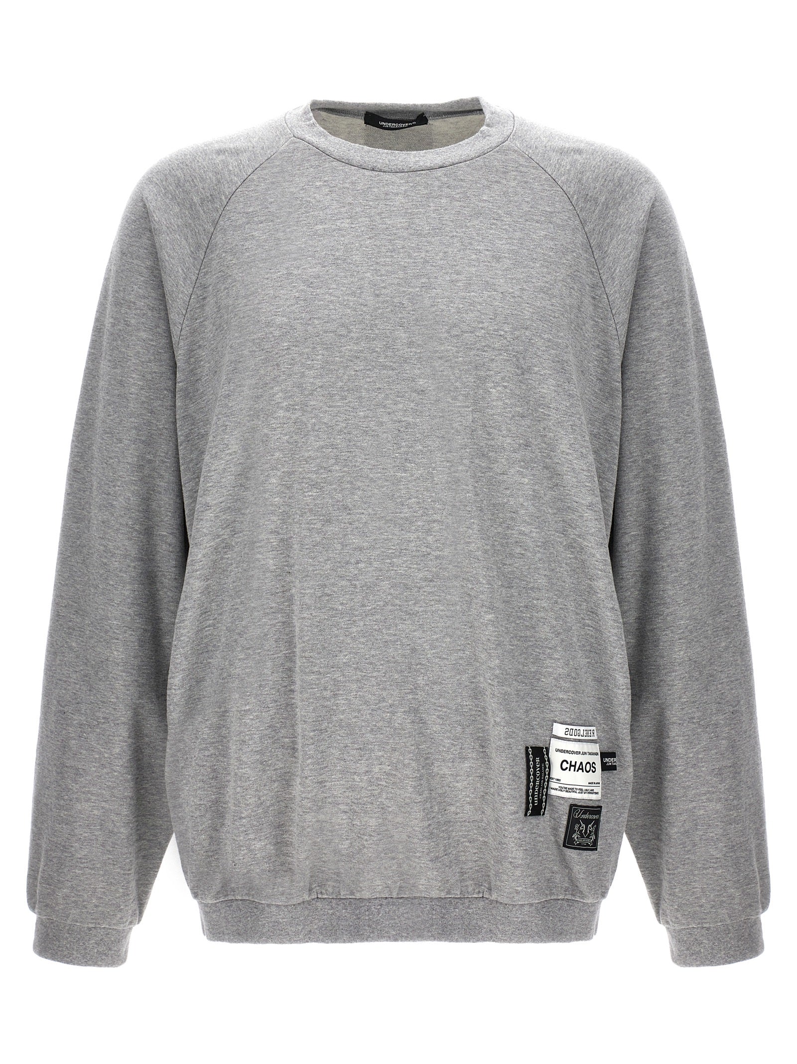Undercover Gray Cotton Sweatshirt