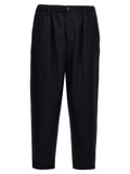 Marni Blue Virgin Wool Cropped Pants