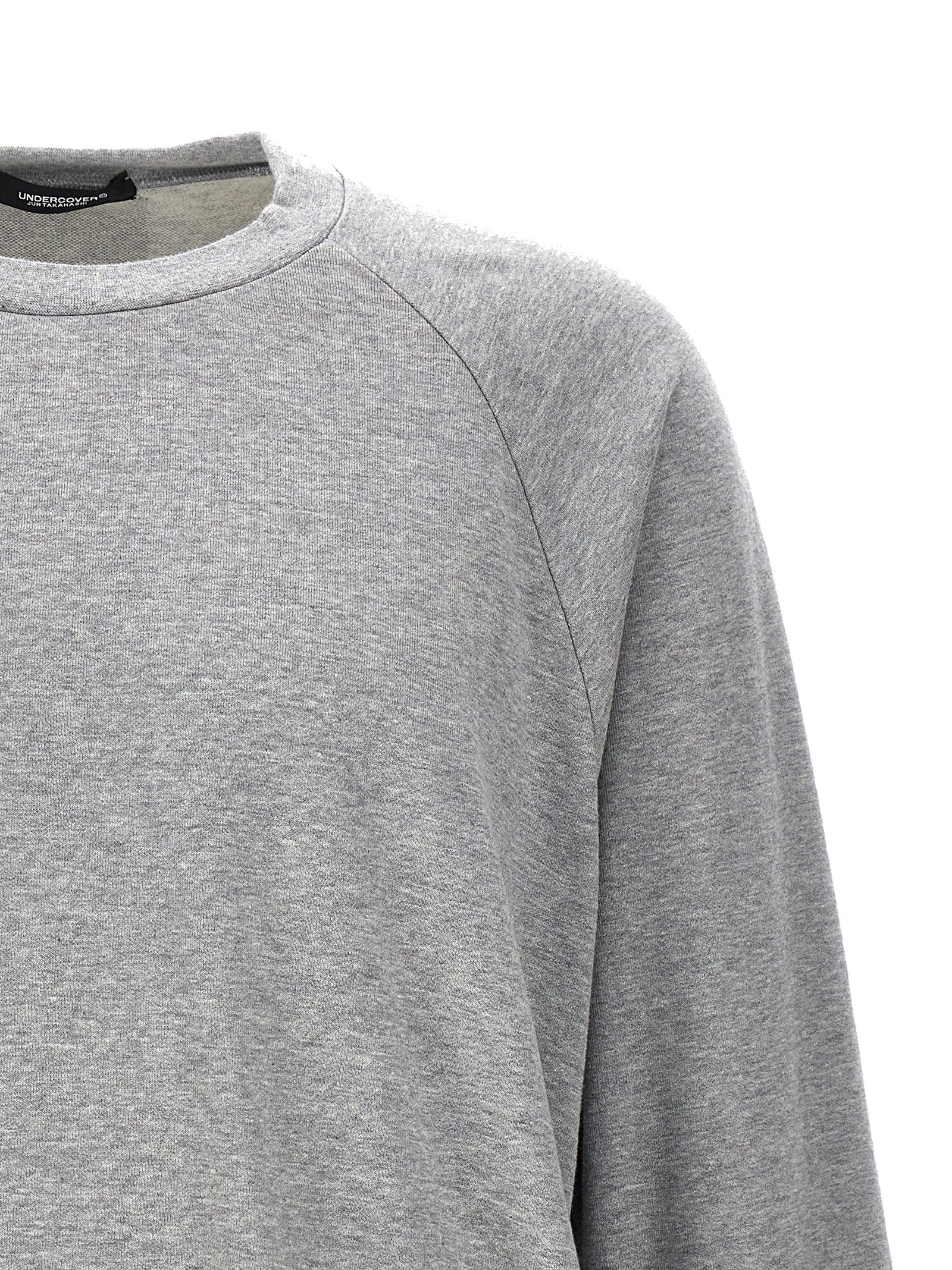 Undercover Gray Cotton Sweatshirt