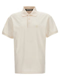 Palm Angels White Polyester Polo Shirt