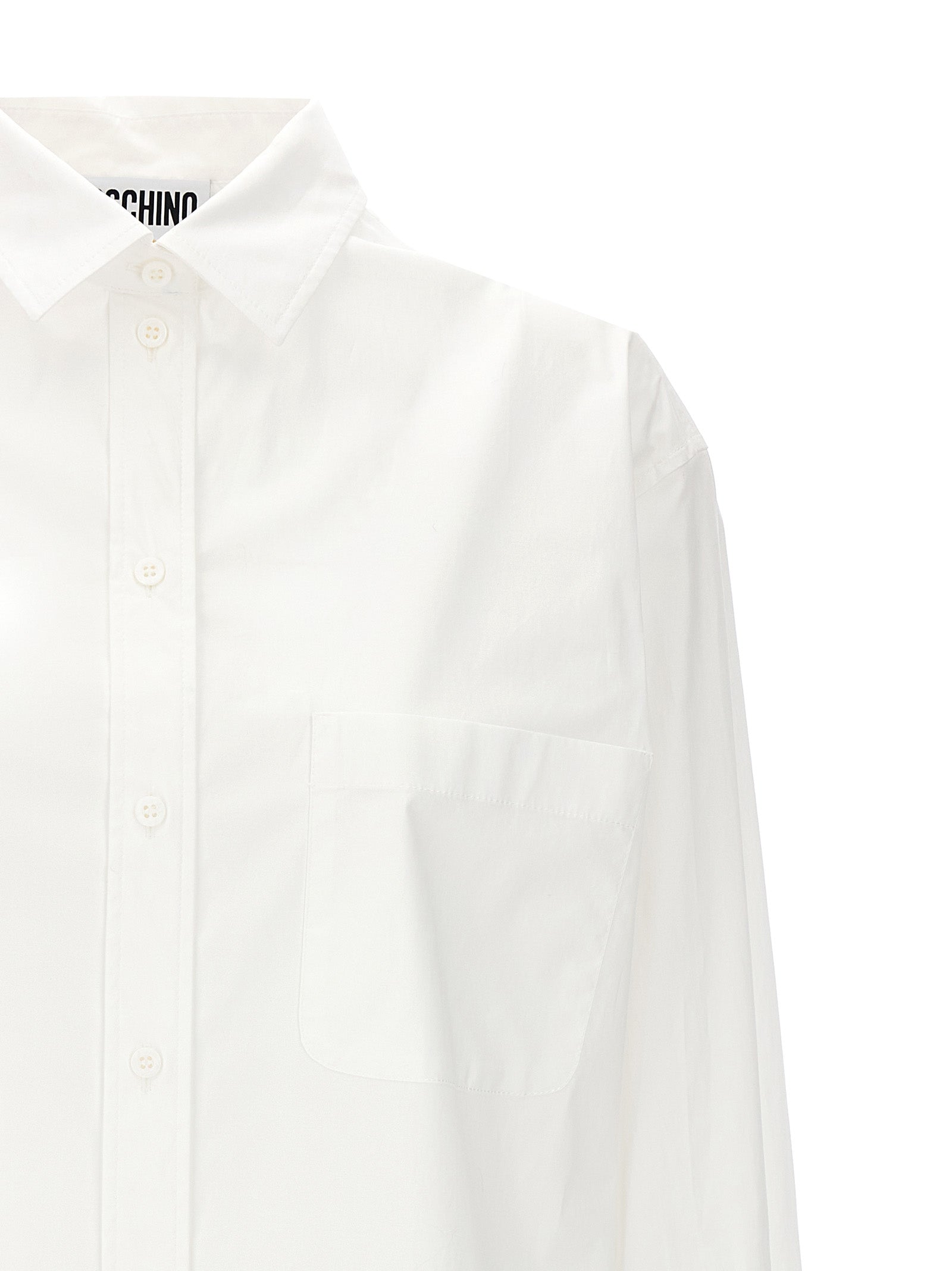 Moschino White Cotton Blouse