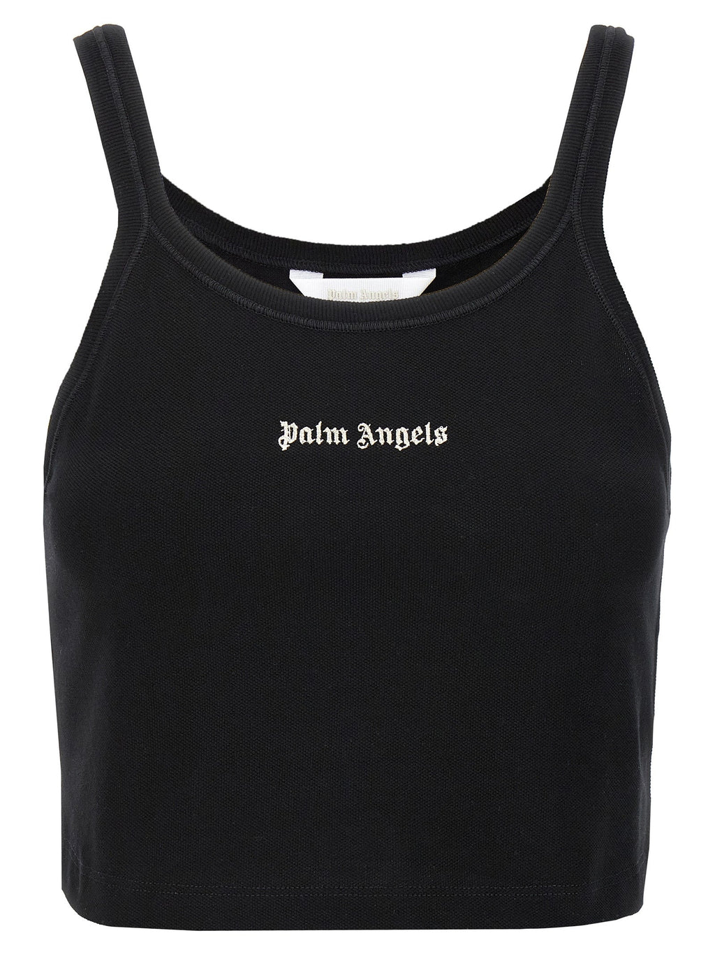 Palm Angels Bicolor Cotton Sport Bra
