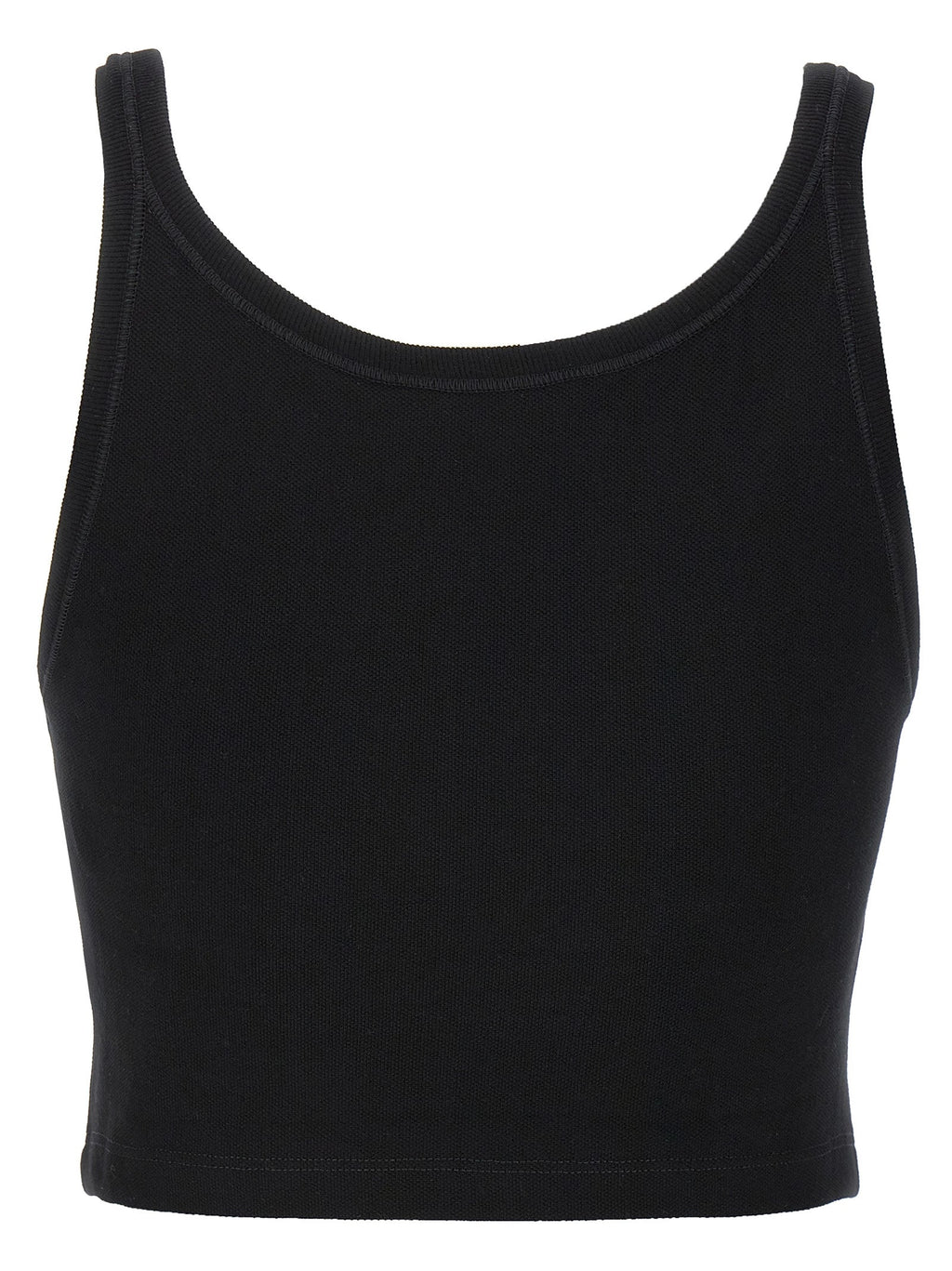 Palm Angels Bicolor Cotton Sport Bra