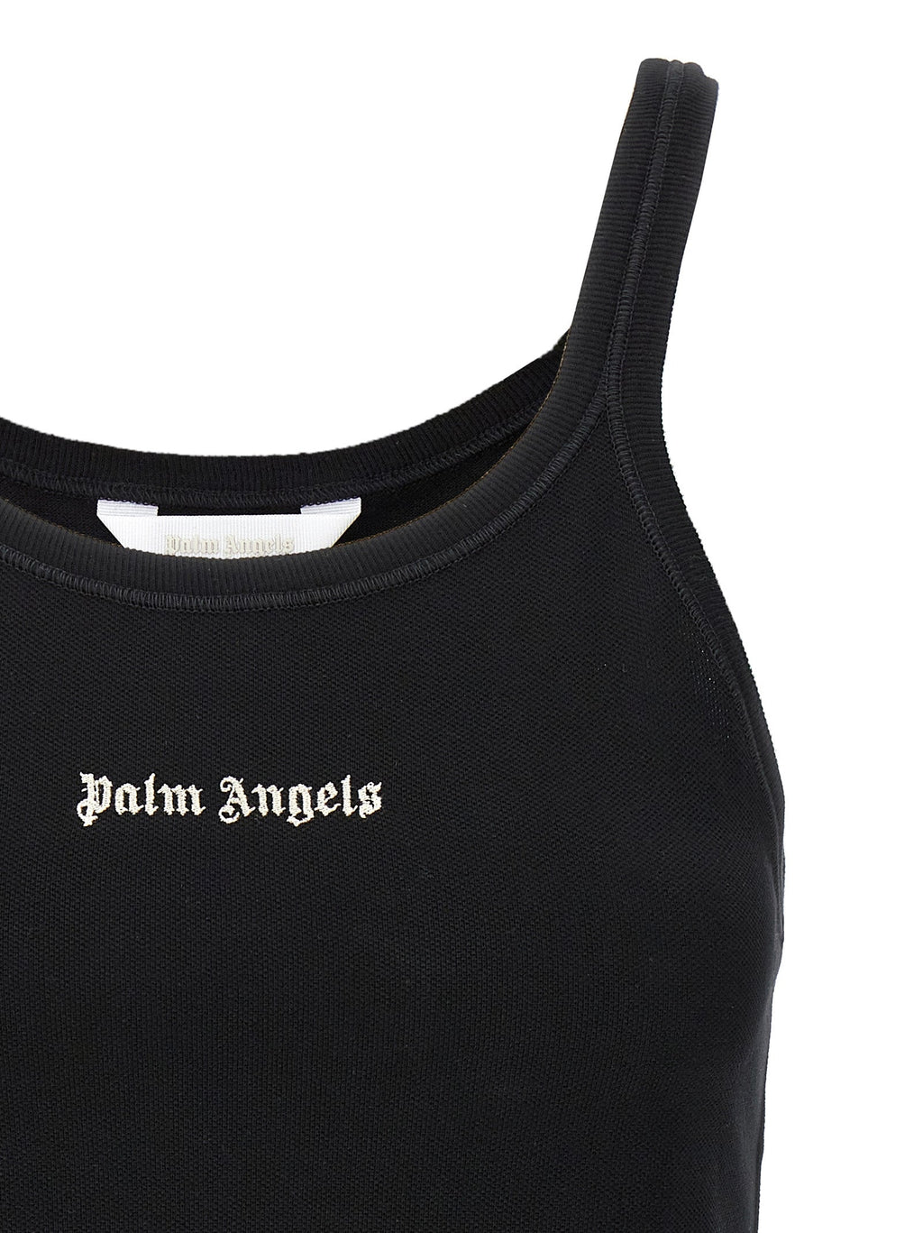 Palm Angels Bicolor Cotton Sport Bra