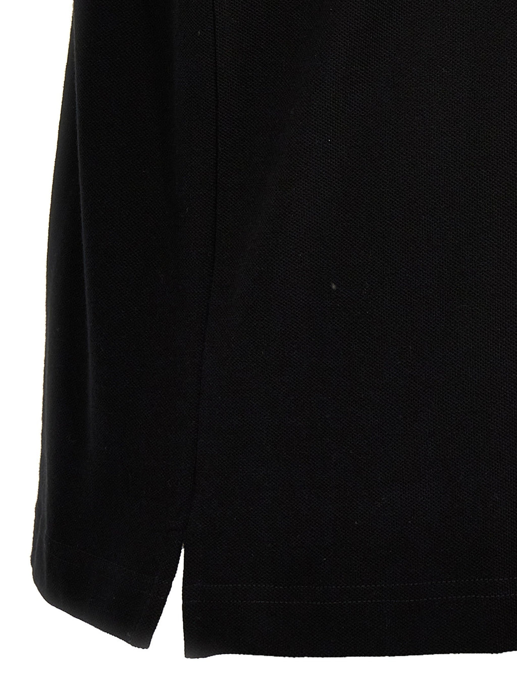 Palm Angels Black Polyester Polo Shirt