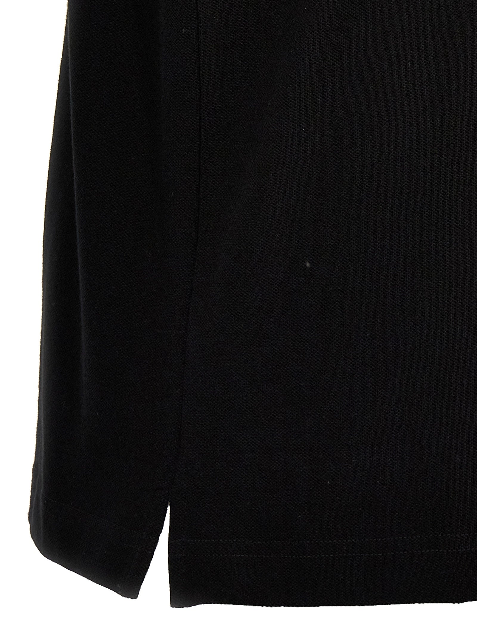 Palm Angels Black Polyester Polo Shirt