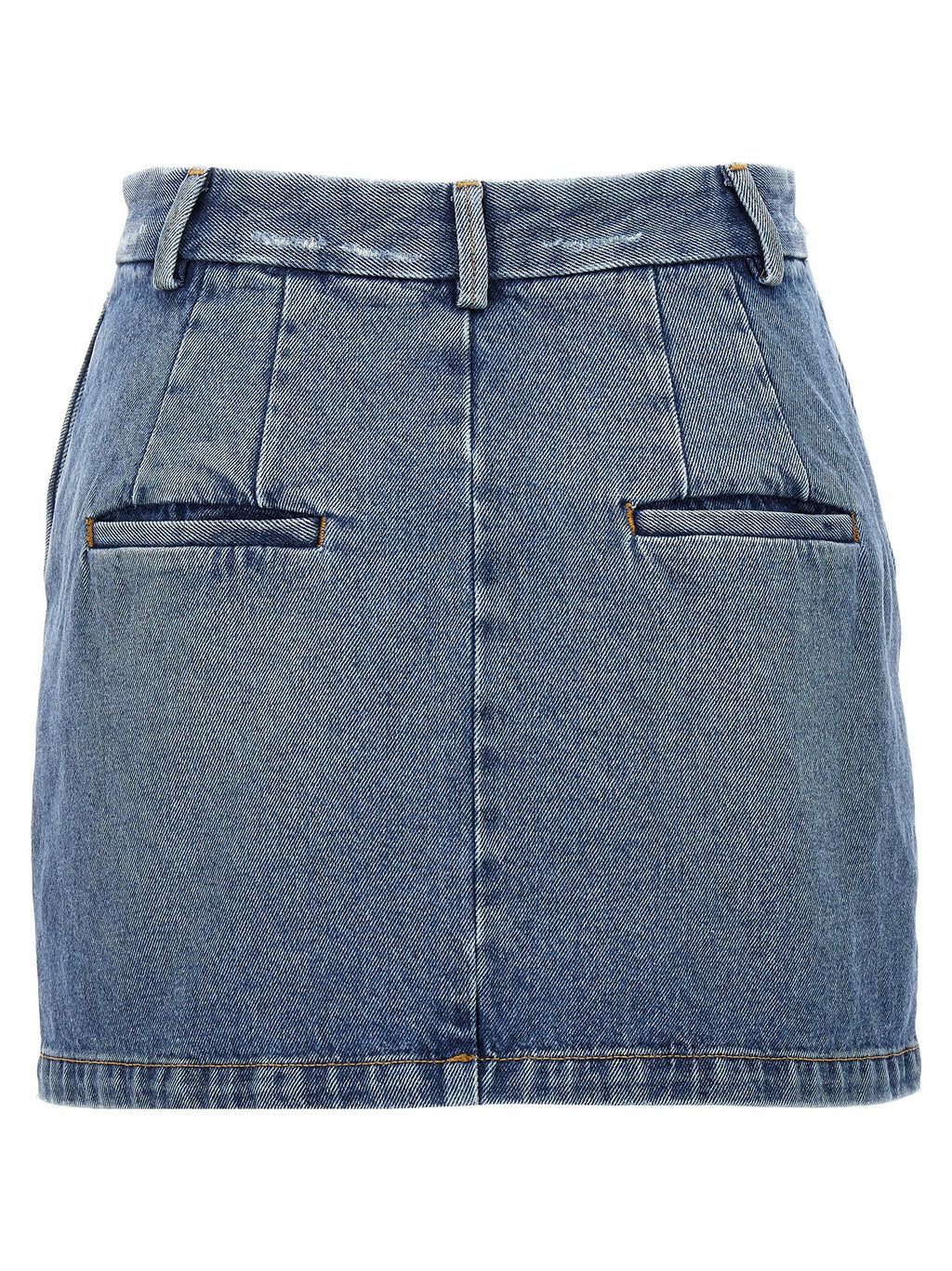 Armarium Blue Cotton Long Skirt