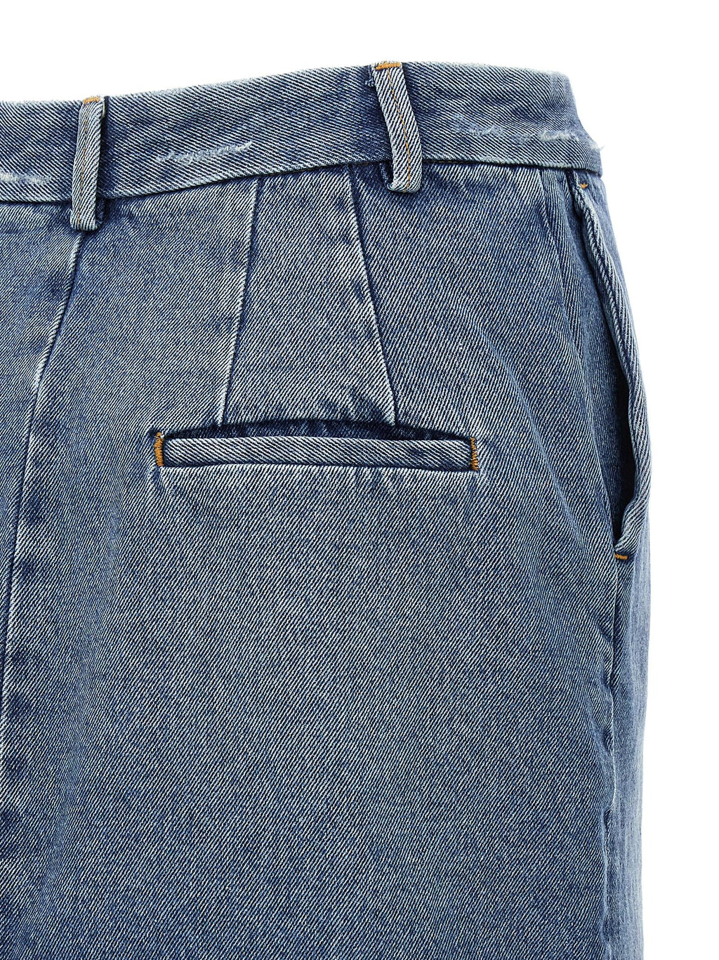 Armarium Blue Cotton Long Skirt