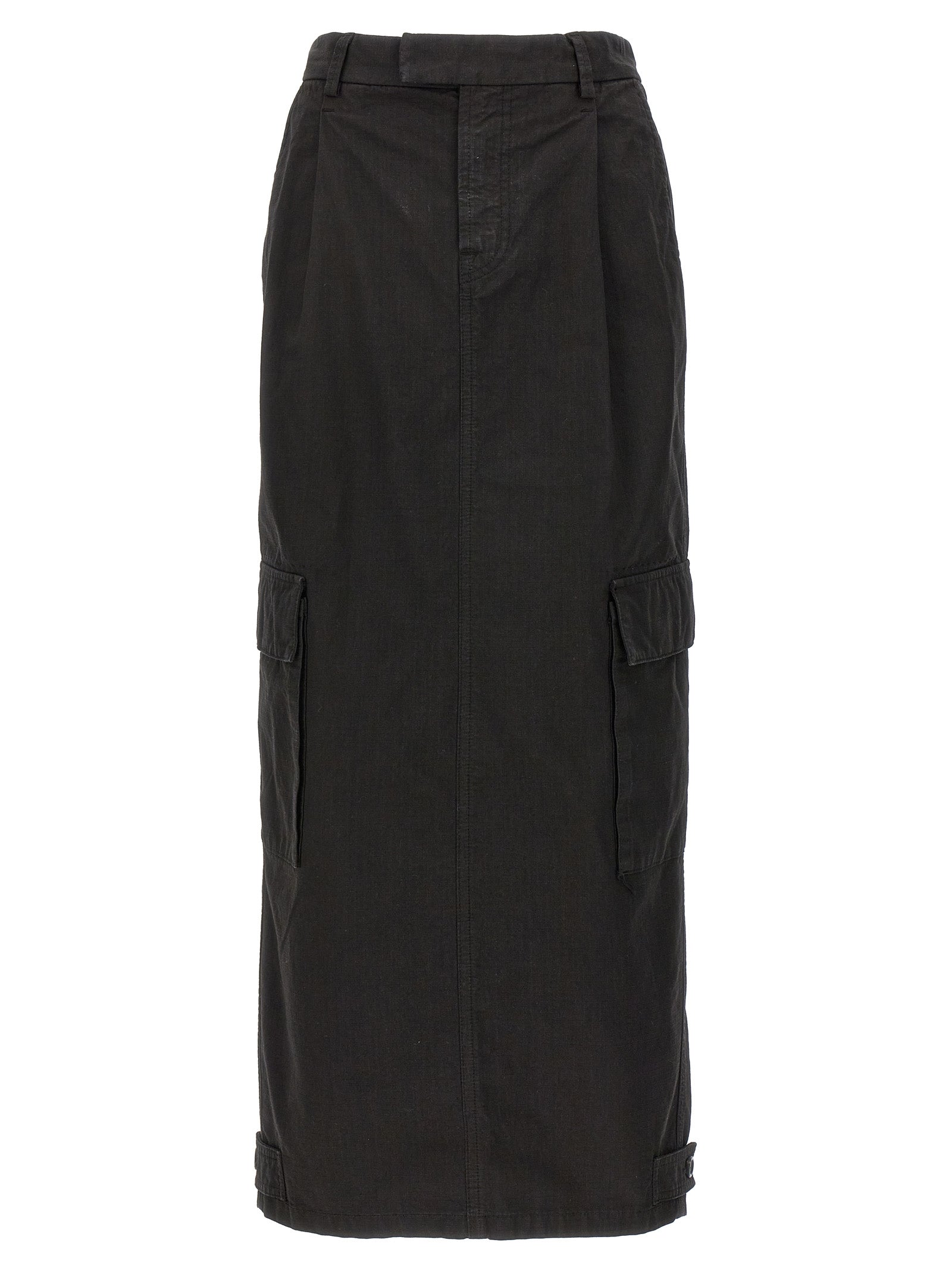 Armarium Black Cotton Mini Skirt