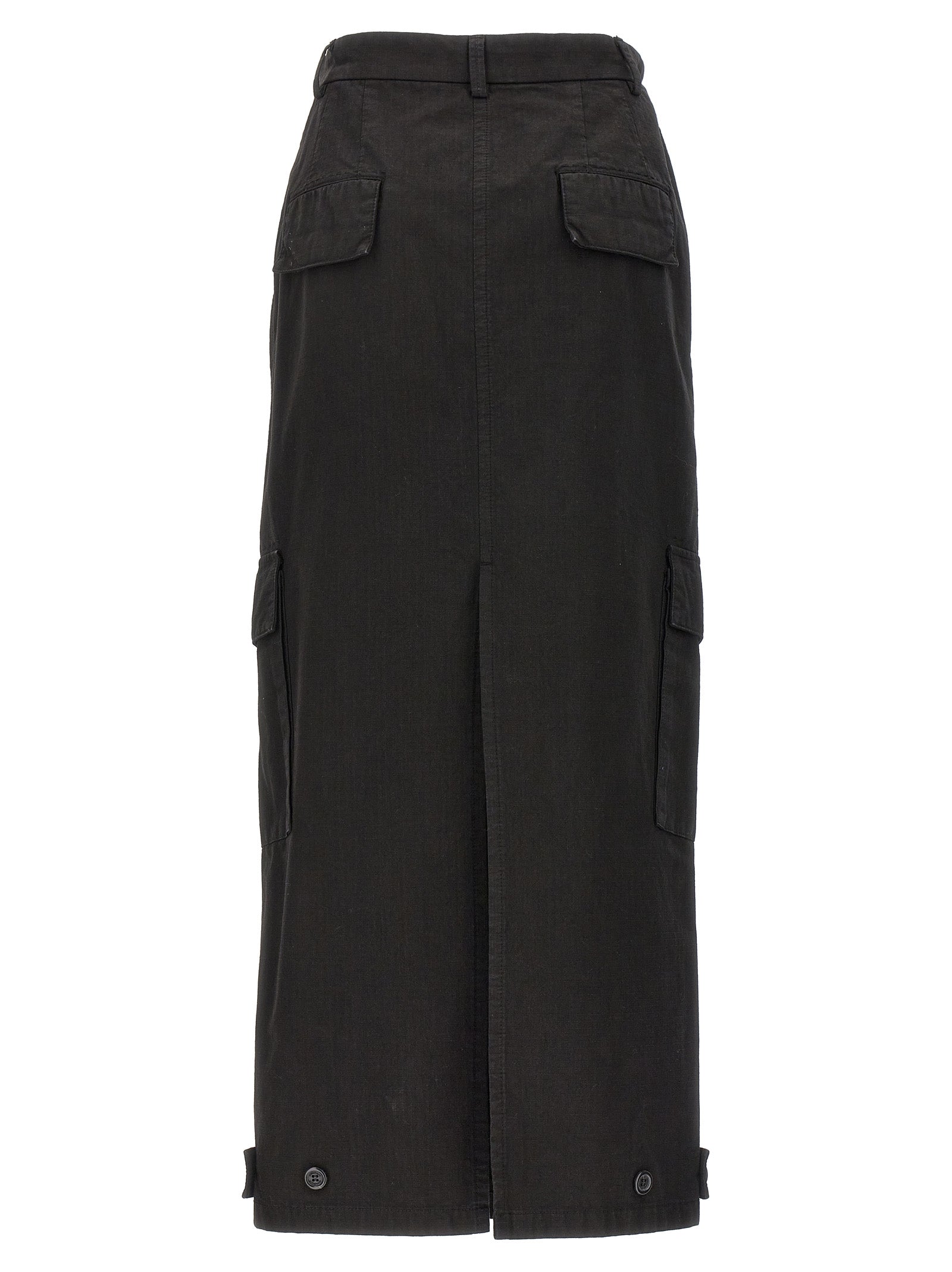Armarium Black Cotton Mini Skirt