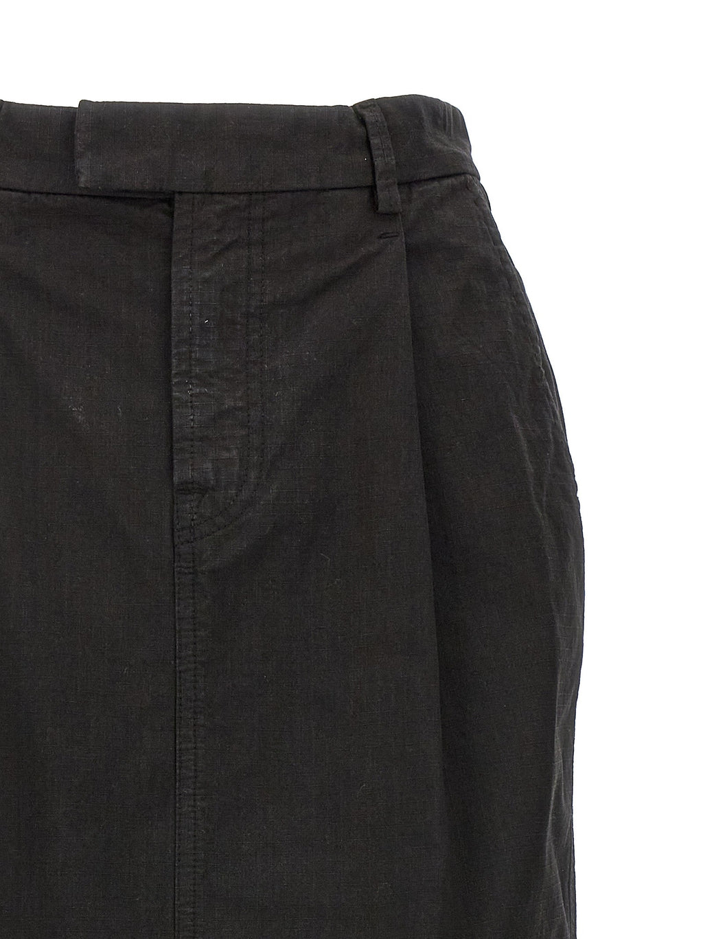 Armarium Black Cotton Mini Skirt