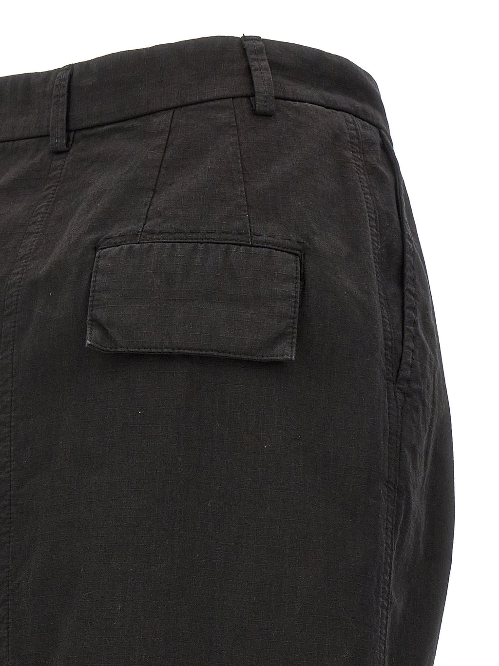 Armarium Black Cotton Mini Skirt