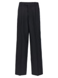 Armarium Black Cotton Casual Pants