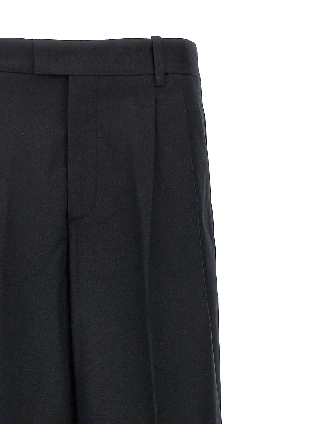 Armarium Black Cotton Casual Pants