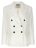 Moschino White Cotton Blazer
