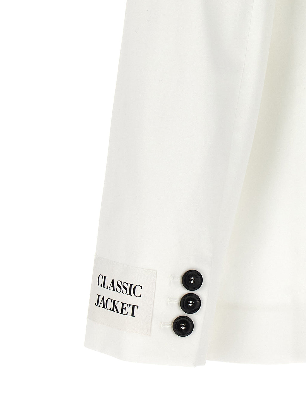 Moschino White Cotton Blazer