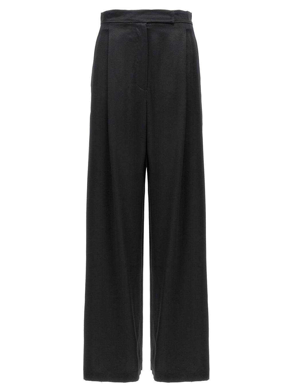 Max Mara Black Silk Casual Pants