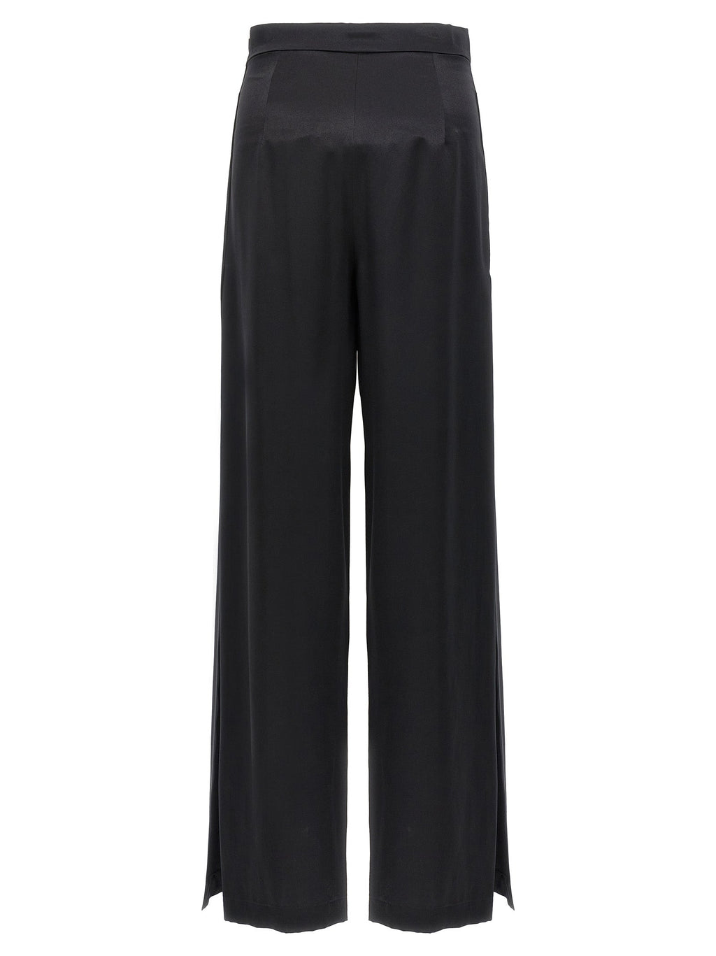 Max Mara Black Silk Casual Pants