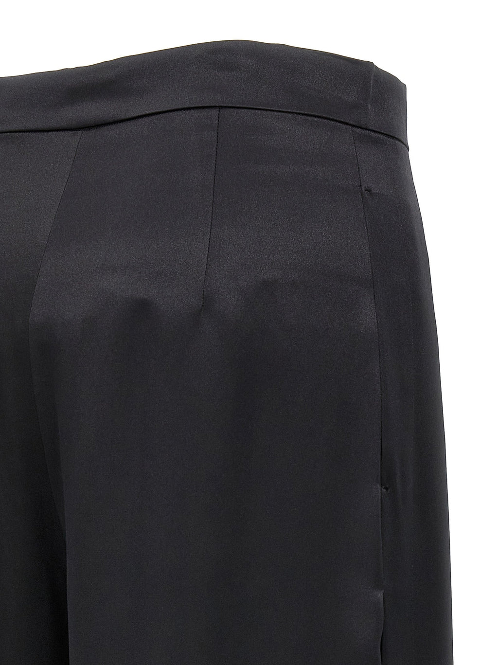 Max Mara Black Silk Casual Pants