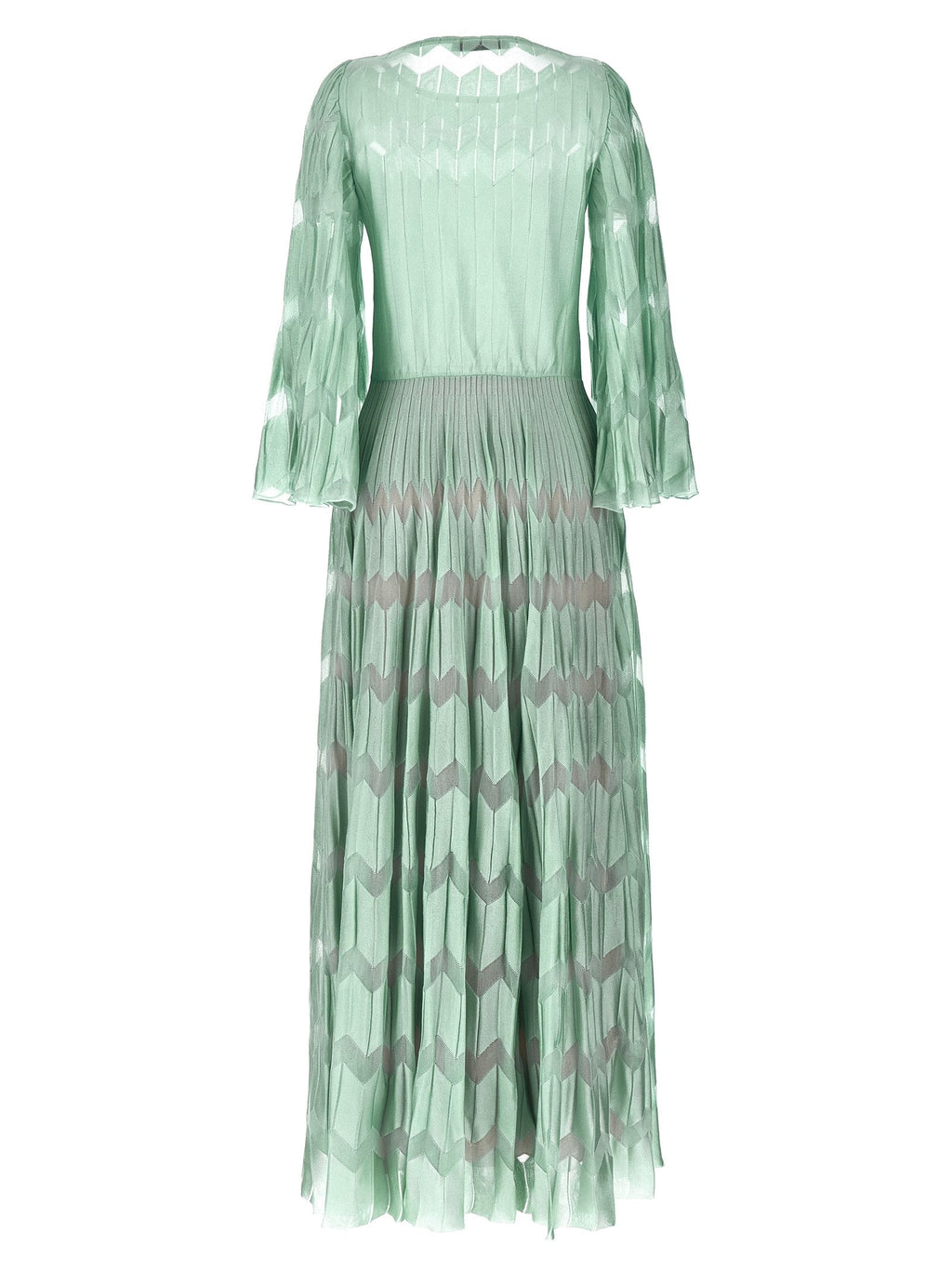 ANTONINO VALENTI Bicolor Viscose Long Dress