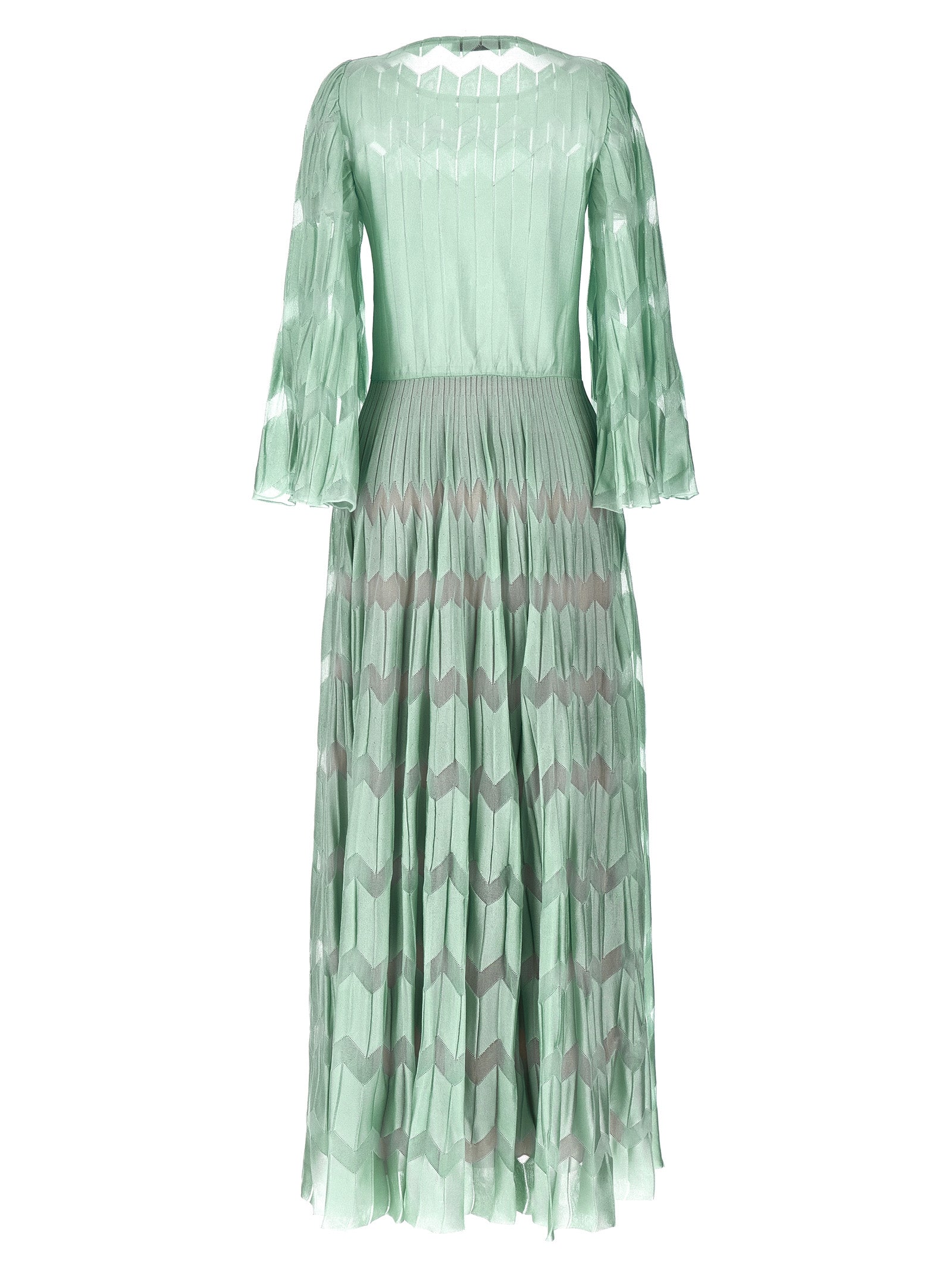 ANTONINO VALENTI Bicolor Viscose Long Dress