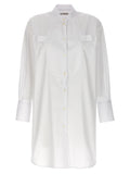 Alberto Biani White Cotton Blouse