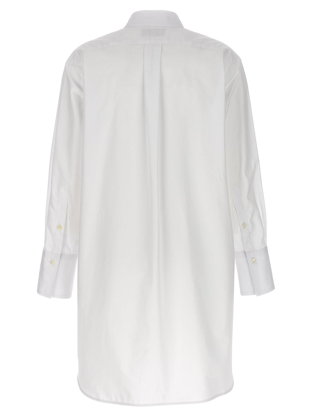 Alberto Biani White Cotton Blouse