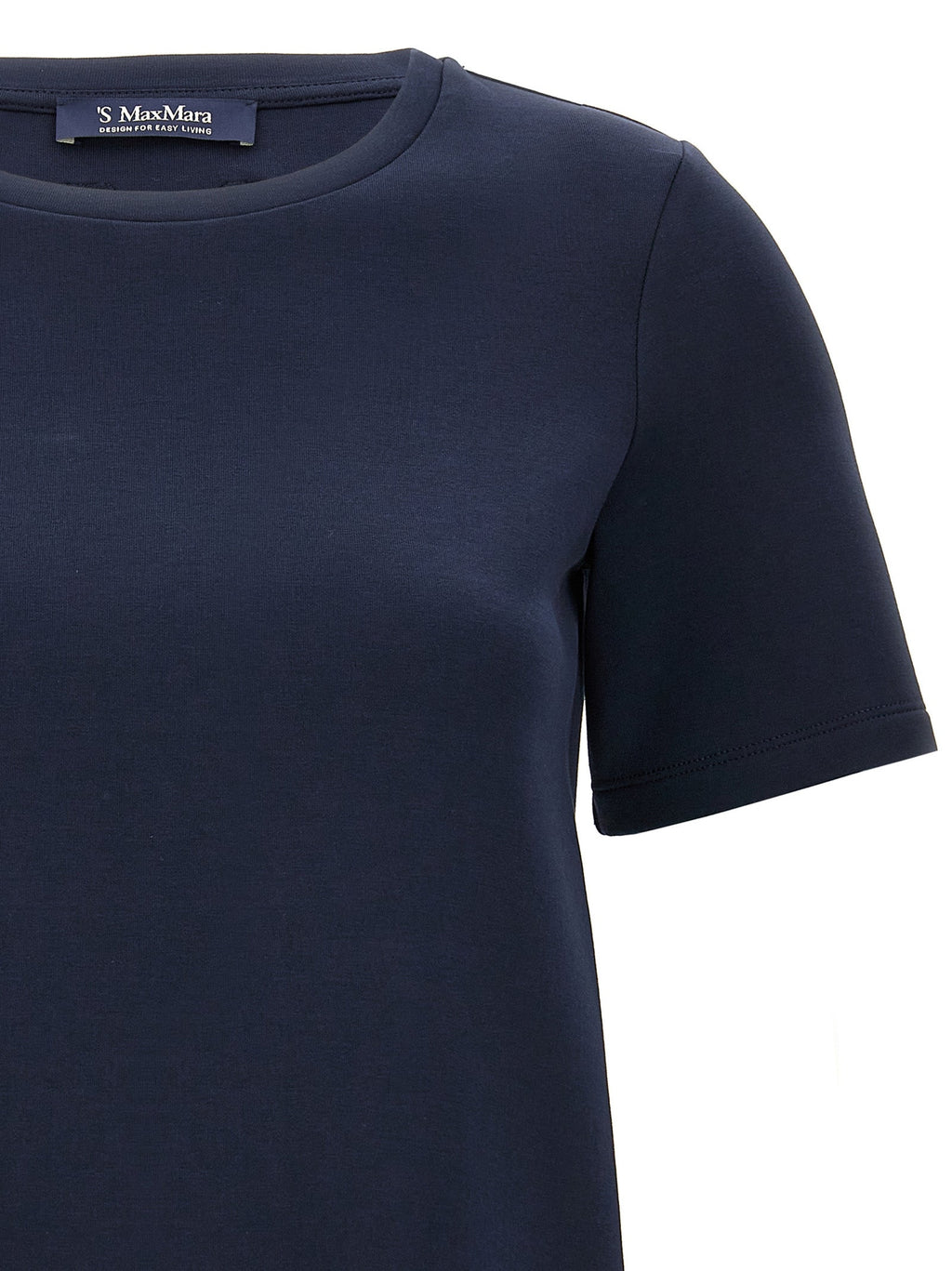 'S Max Mara Blue Cotton T-Shirt