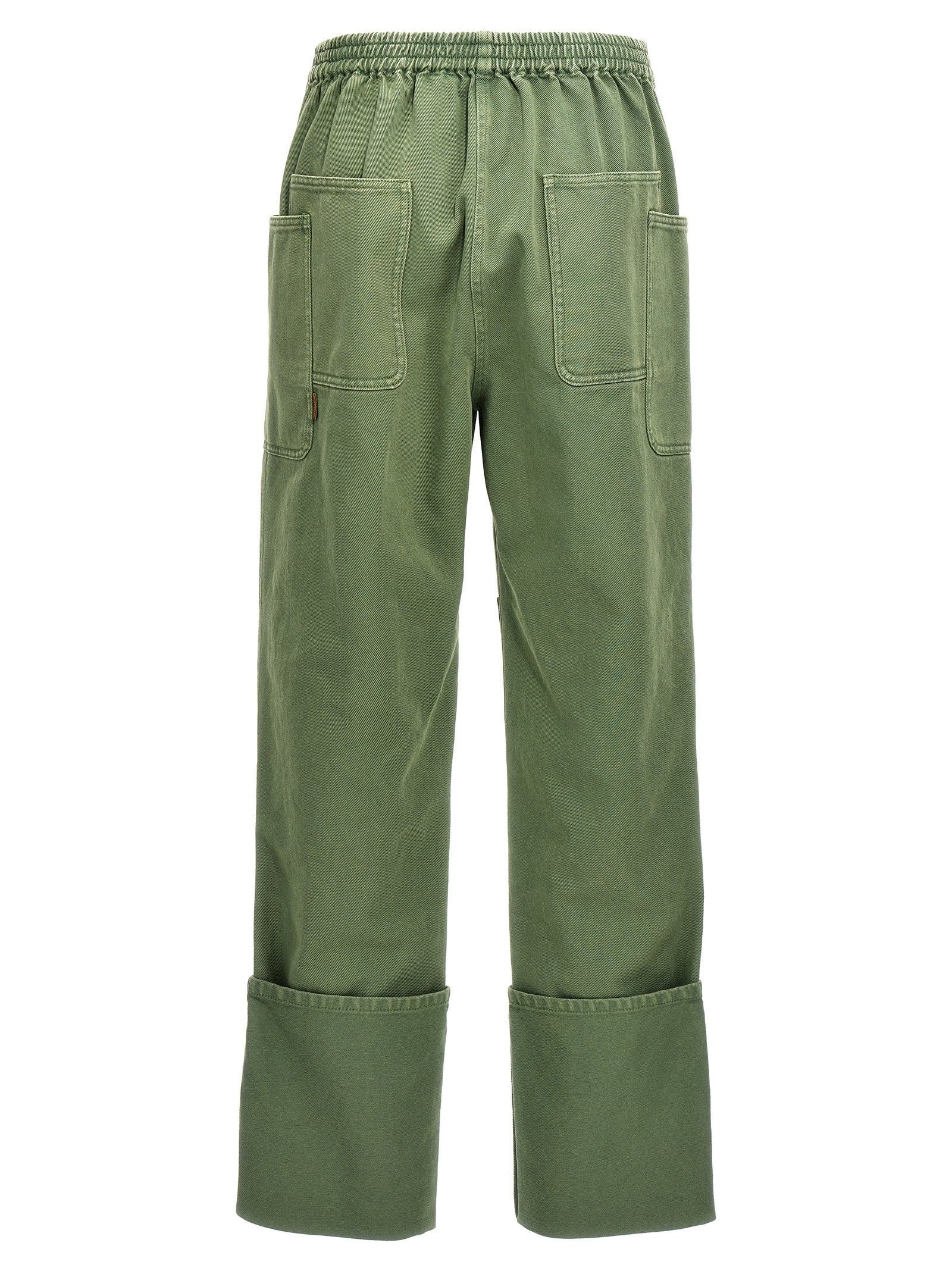 Max Mara Bicolor Cotton Casual Pants