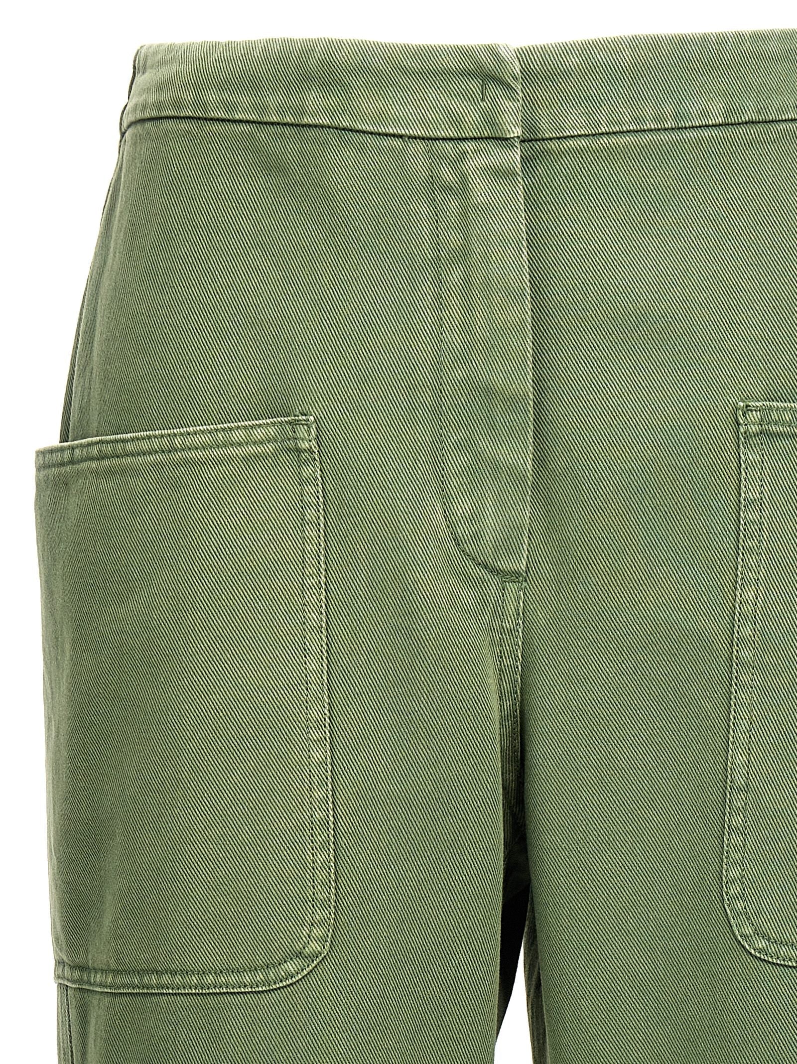 Max Mara Bicolor Cotton Casual Pants