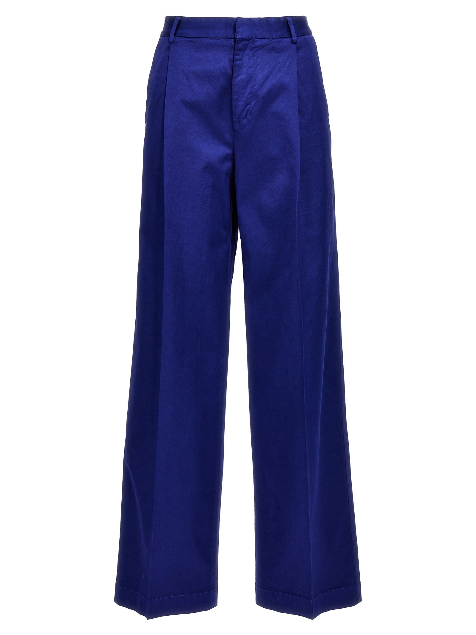 CELLAR DOOR Blue Cotton Casual Pants