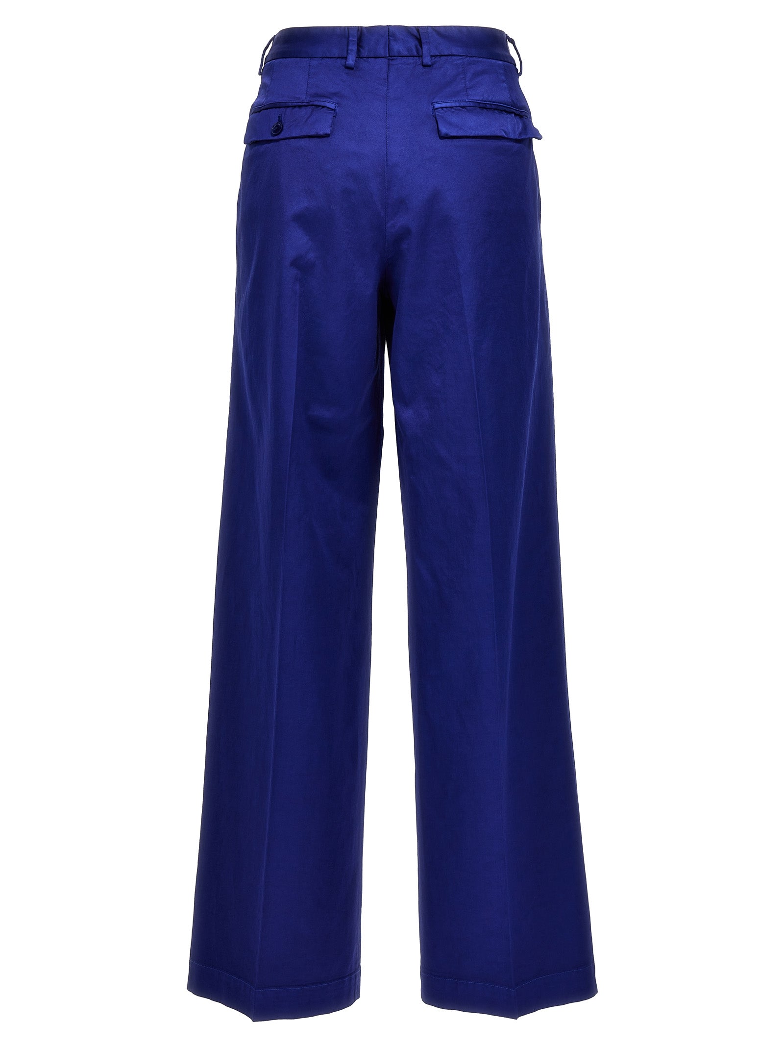 CELLAR DOOR Blue Cotton Casual Pants