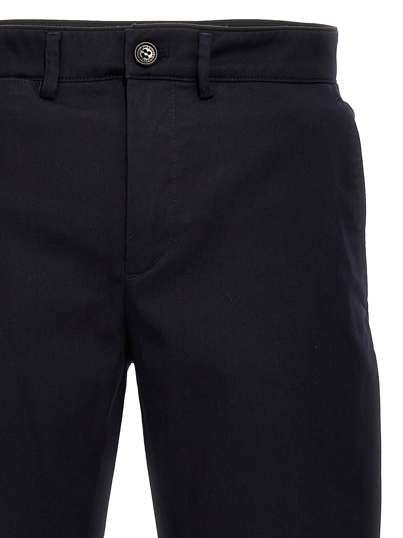 Department 5 Blue Cotton Casual Pants
